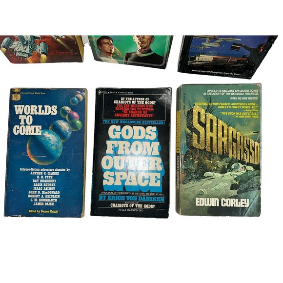 Vintage Science Fiction Sci-fi  Book Lot of 6 Star Trek and more - Picture 8 of 13